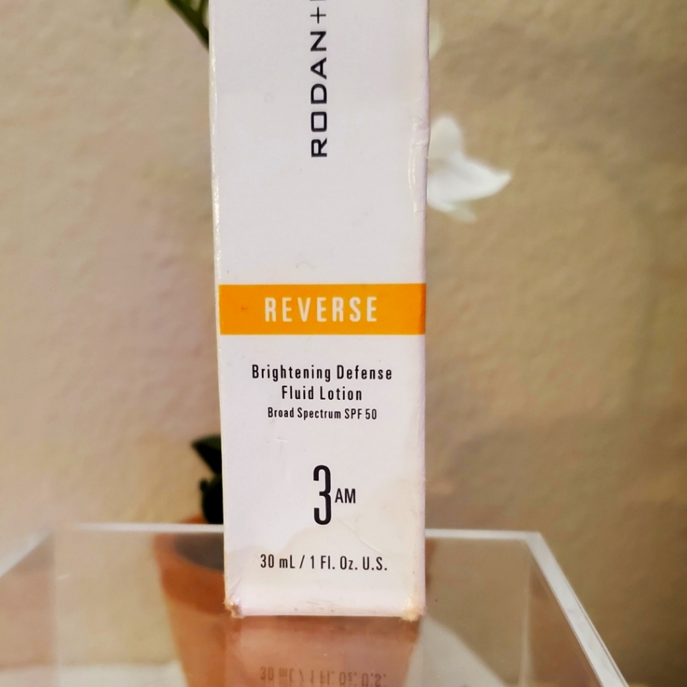 Rodan and Fields Brightening Defence Fluid lotion.